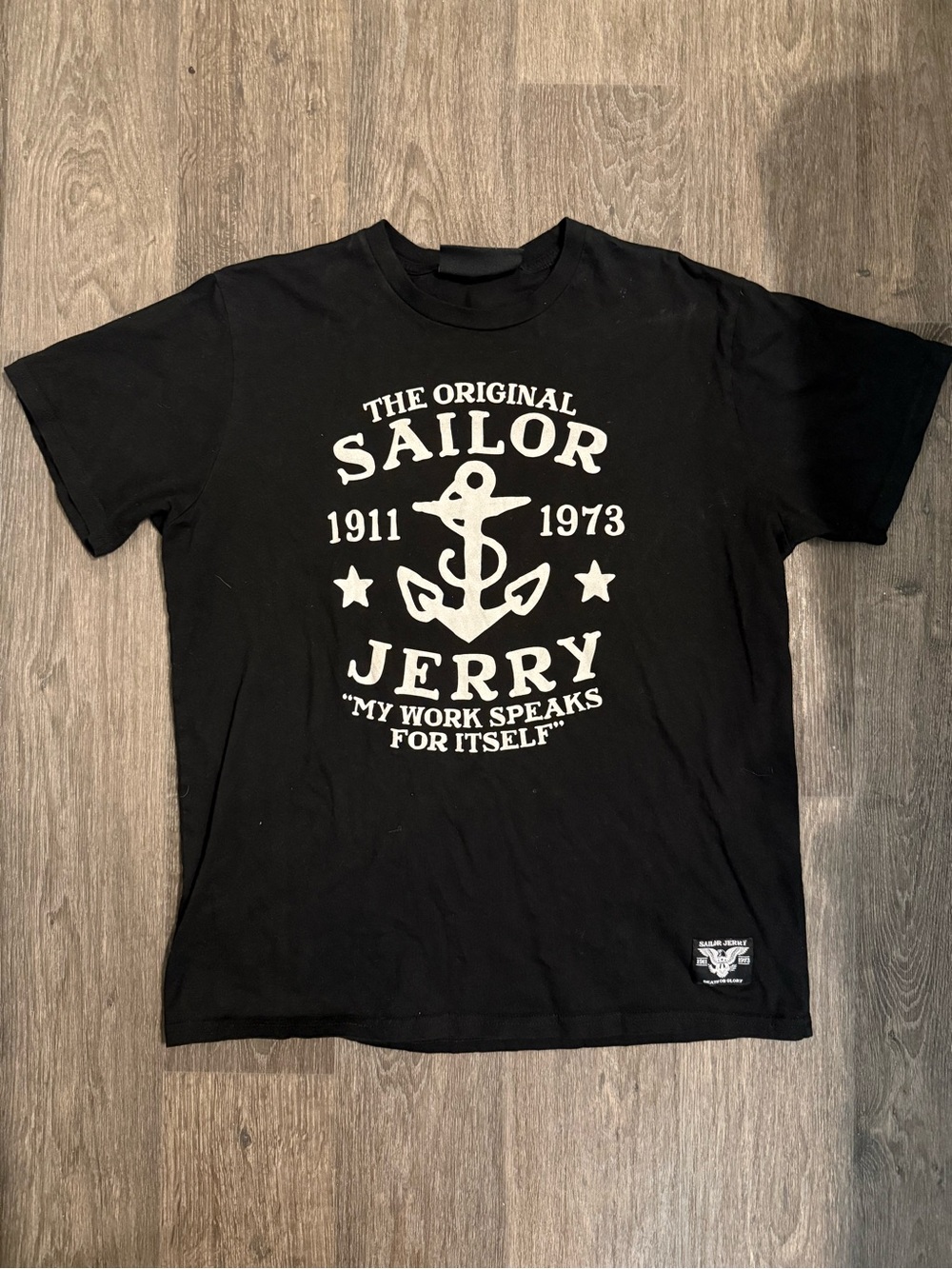 Men’s Sailor Jerry Black Graphic Tee
